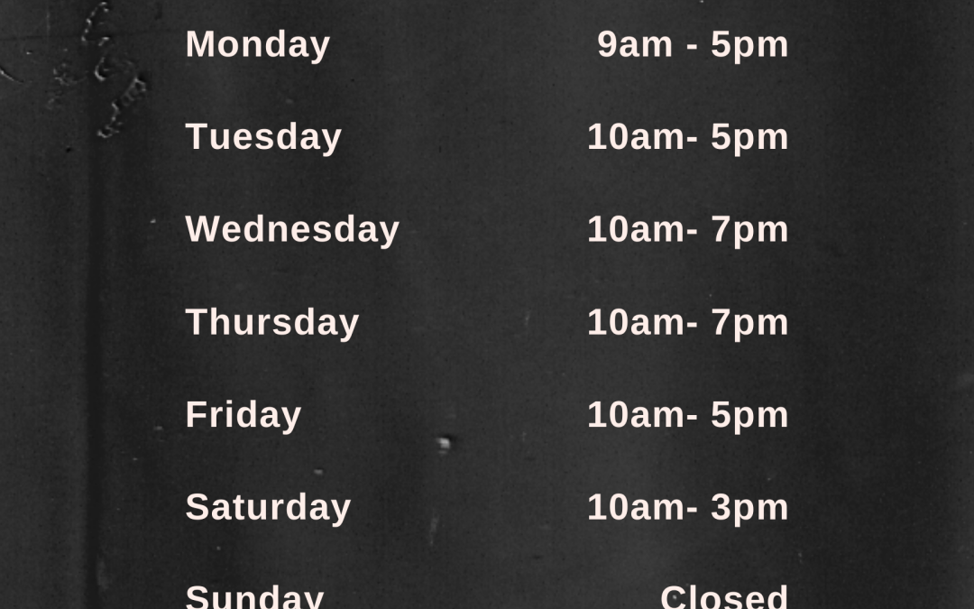 New Library Hours