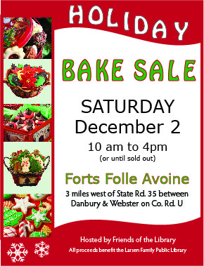 HOLIDAY BAKE SALE AT THE FORT